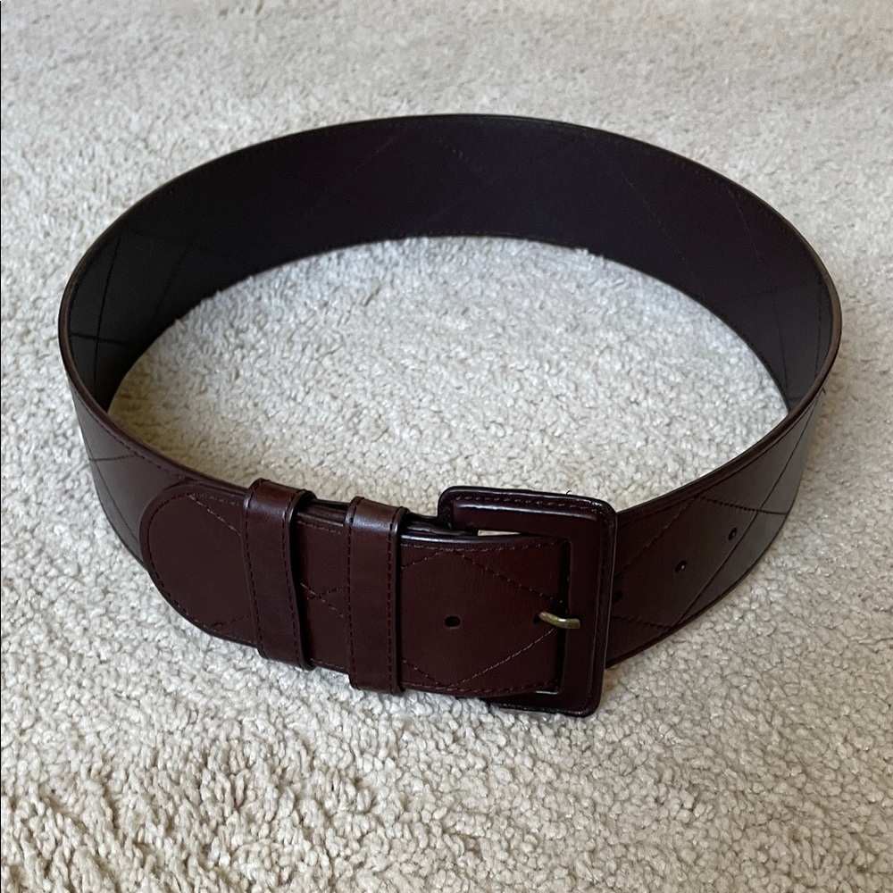 HOBO Dark Brown Leather Belt Bag
